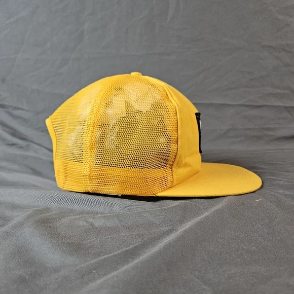 VINTAGE Mens CAT Caterpillar Snapback Trucker Hat Y2K Workwear 90s - Picture 3 of 9